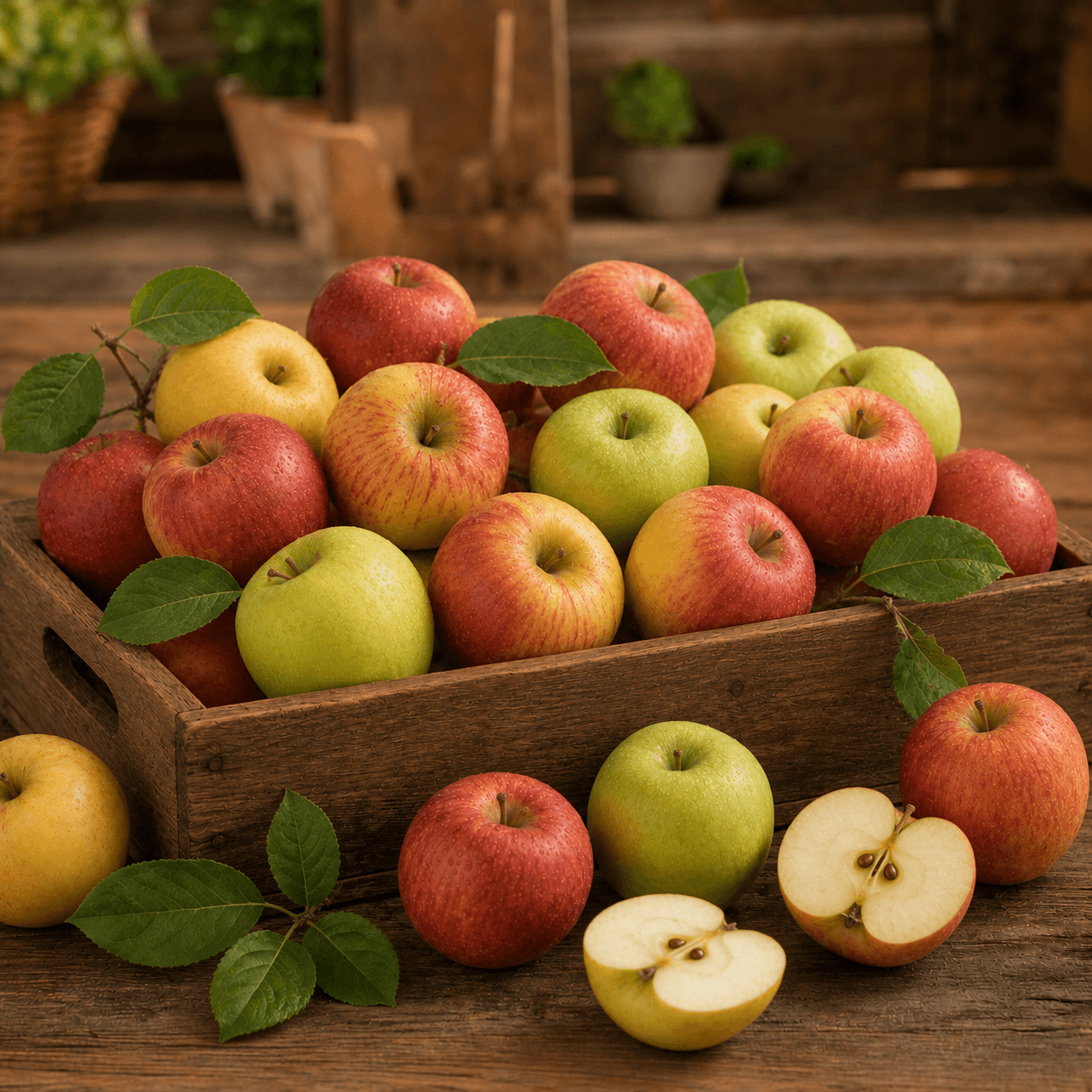 Frische regionale Äpfel von der Streuobstwiese direkt vom Hof