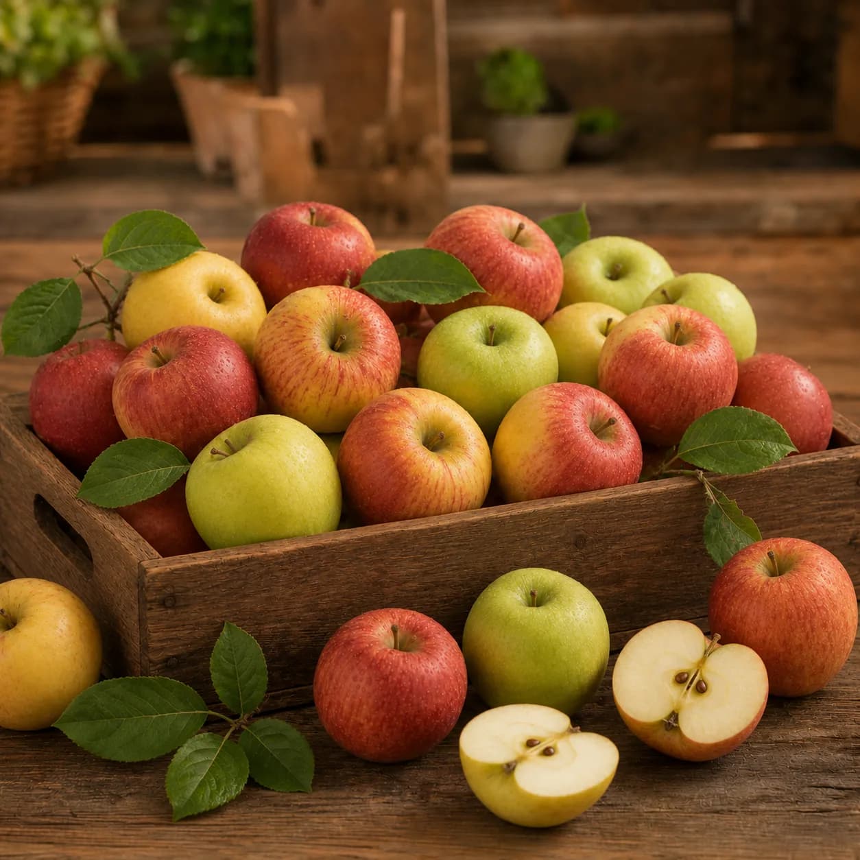 Frische regionale Äpfel von der Streuobstwiese direkt vom Hof